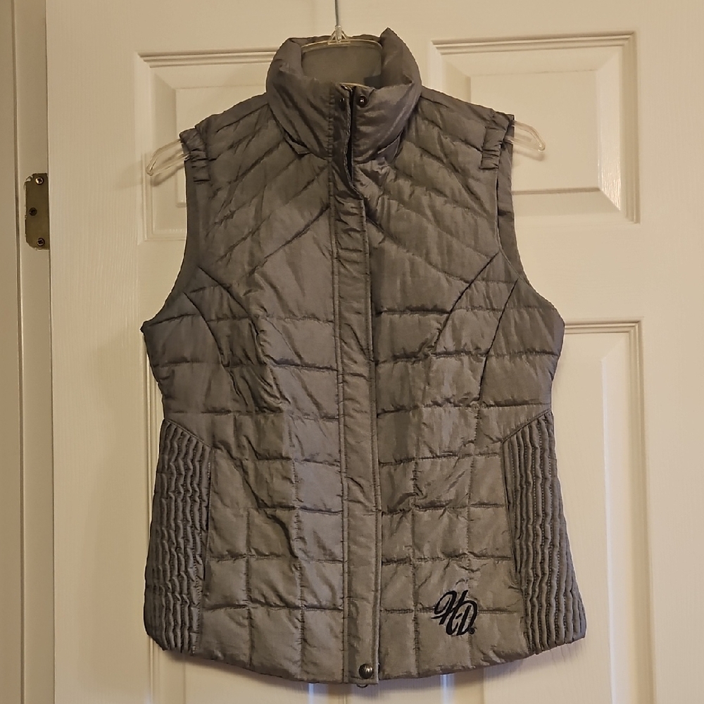 Harley-Davidson Women's Silver Quilted Vest